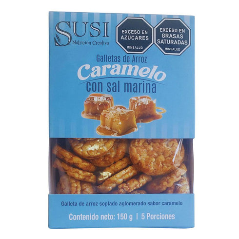 galleta arroz susi 150g caramelo bolsa